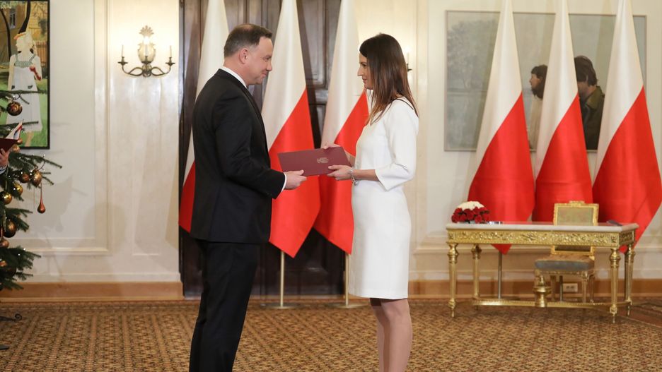 Prezydent Andrzej Duda powołał Danutę Dmowską-Andrzejuk na minister sportu 