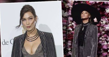 Pojedynek na stylizacje: Bella Hadid i Beyonce w identycznym garniturze luksusowej marki