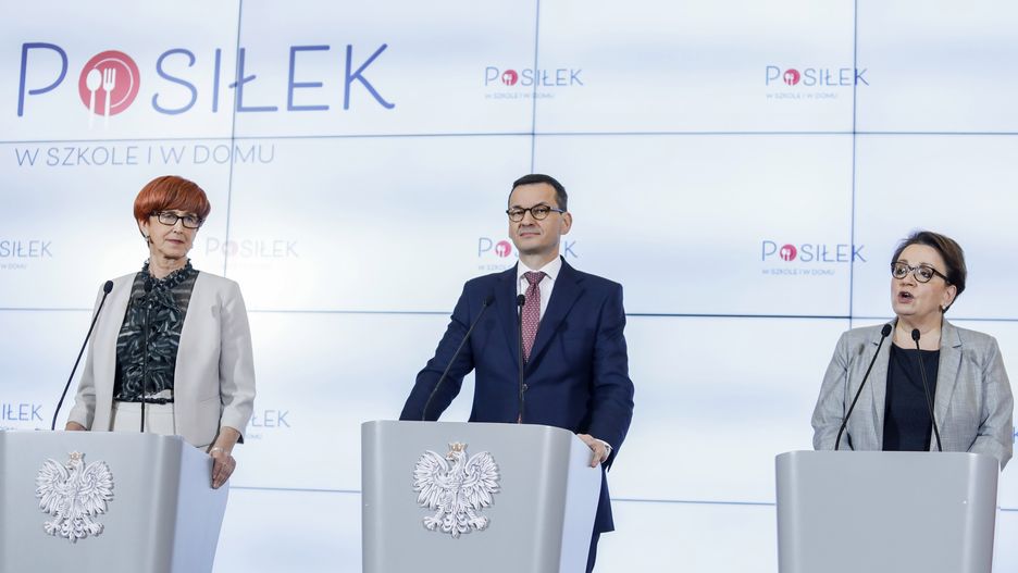 Orzełznikł z mównicy Anny Zalewskiej.