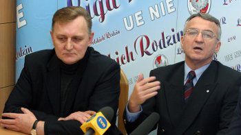 Zygmunt Wrzodak (po lewej) i Dariusz Grabowski podczas konferencji