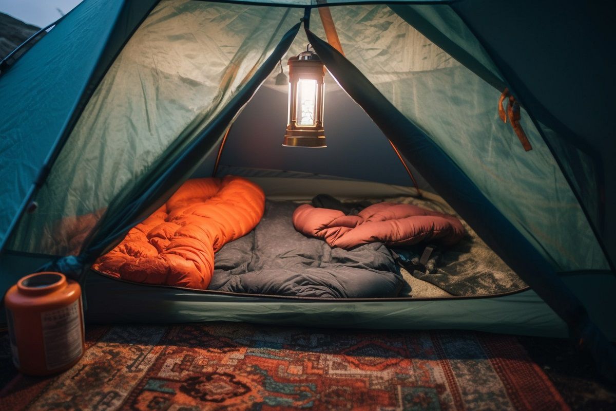 Na czym spać w namiocie? Fot. Freepik
