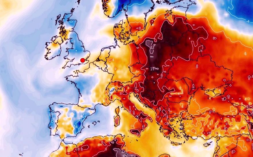 Pogoda. Totalna spiekota i burze z gradem. Zaczyna się upiorny tydzień