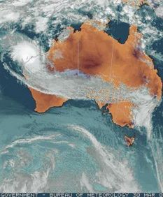 Cyklon Glenda zagraża Australii