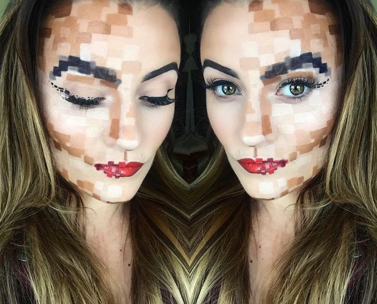 #uroda Jesteś fanką Minecrafta? Ten makijaż ci się spodoba!