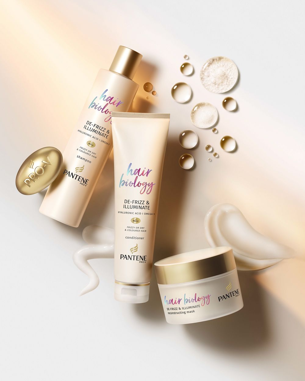 Pantene Hair Biology DE-FRIZZ & ILLUMINATE 