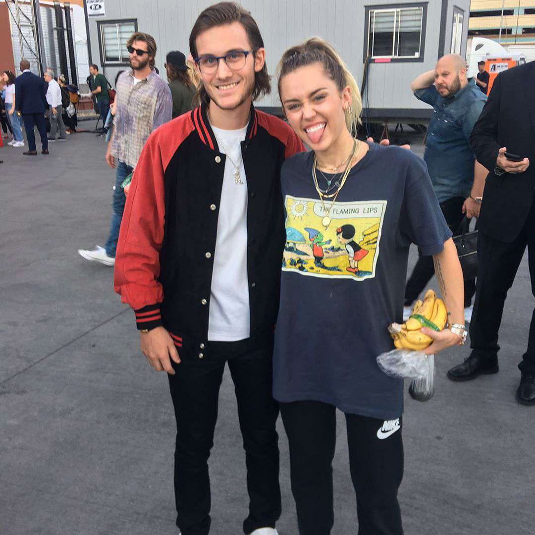 Rene-Charles Angelil z Miley Cyrus
