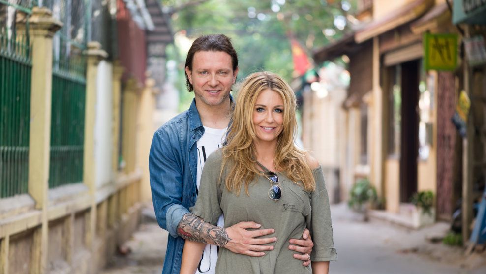 Małgorzata Rozenek i Radosław Majdan w "Azja Express". 