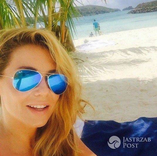 Małgorzata Rozenek w podróży poślubnej