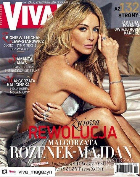 Małgorzata Rozenek na okładce magazynu VIVA!