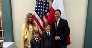 Rozenek z rodziną świętują w ambasadzie USA