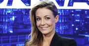 Małgorzata Rozenek w głębokim dekolcie i metalicznych rurkach na planie programu "Project Runway" [zdjęcia]