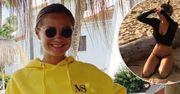 Małgorzata Socha w mikro majtkach i bluzie pręży się na plaży! Małgorzata Rozenek ma poważną konkurencję