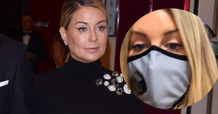Ciężarna Małgorzata Rozenek-Majdan w masce. Chroni się przed koronawirusem