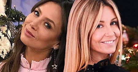 Kinga Rusin i Małgorzata Rozenek jak bliźniaczki w przepięknej świątecznej sesji! Blondynka w pastelach i brunetka na czarno! Cudo!
