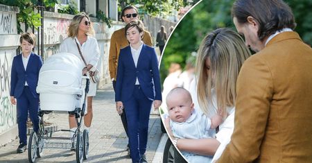 Wielki debiut Henia Majdana na salonach! Rozenek pierwszy raz po porodzie na imprezie. Zabrała całą rodzinę