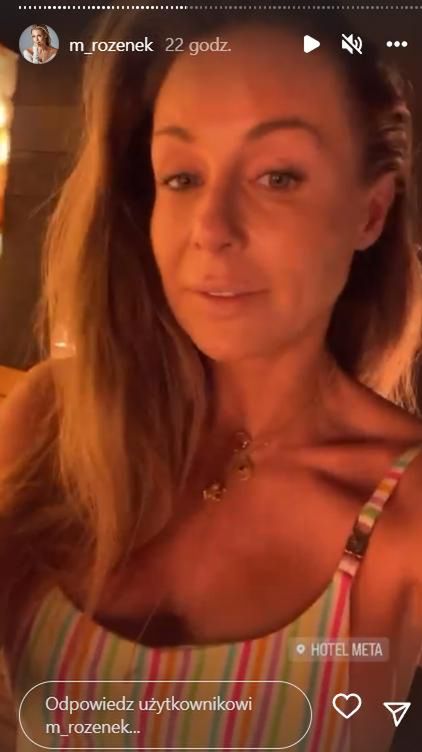 Małgorzata Rozenek w zbyt małym stroju kąpielowym