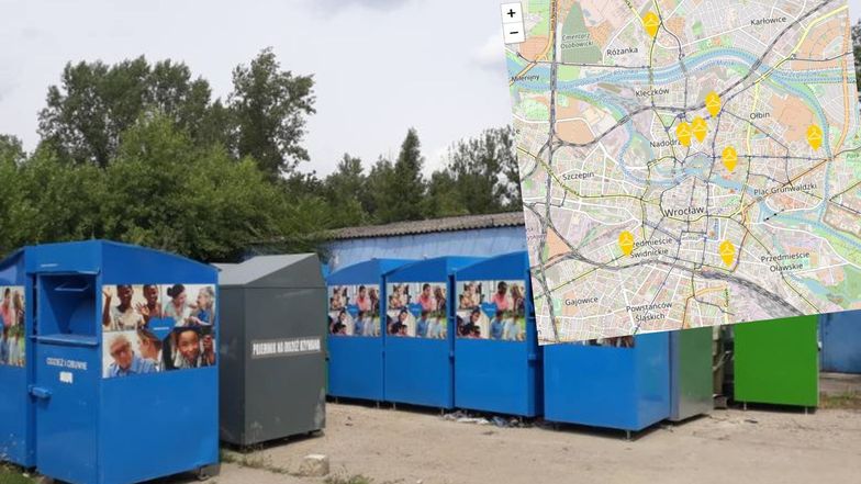 Wrocław wskazuje kontenery, do których bez obaw można wrzucać znoszone ubrania
