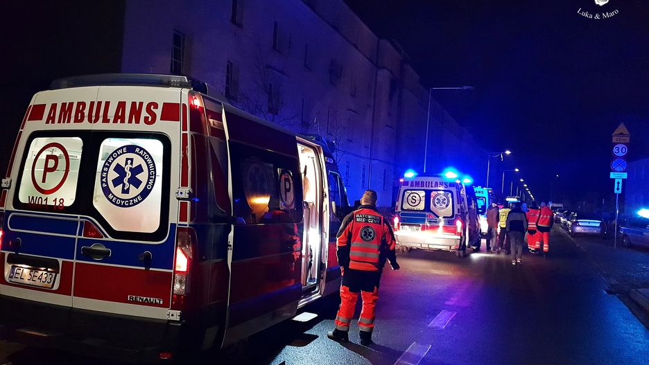 W akcji ratowniczej brało udział kilka jednostek pogotowia oraz pięć zastępów straży pożarnej