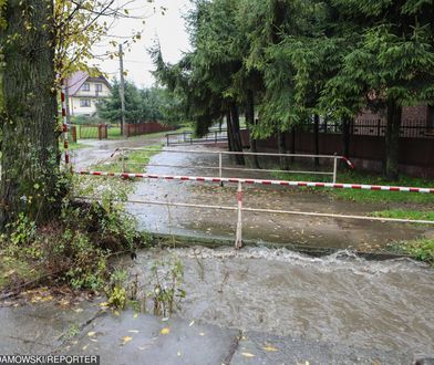 Podtopienia na południu Polski. Alarm powodziowy w dwóch gminach