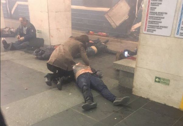 Wybuch w Sankt Petersburgu. 10 osób nie żyje