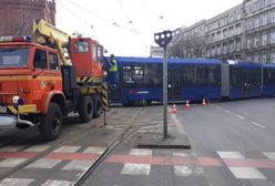 Wrocław: Wykolejenie tramwaju w centrum – utrudnienia drogowe