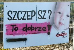 Łódź bojkotuje antyszczepionkowców. Ktoś zamazuje ich plakaty
