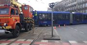 Wrocław: Wykolejenie tramwaju w centrum – utrudnienia drogowe