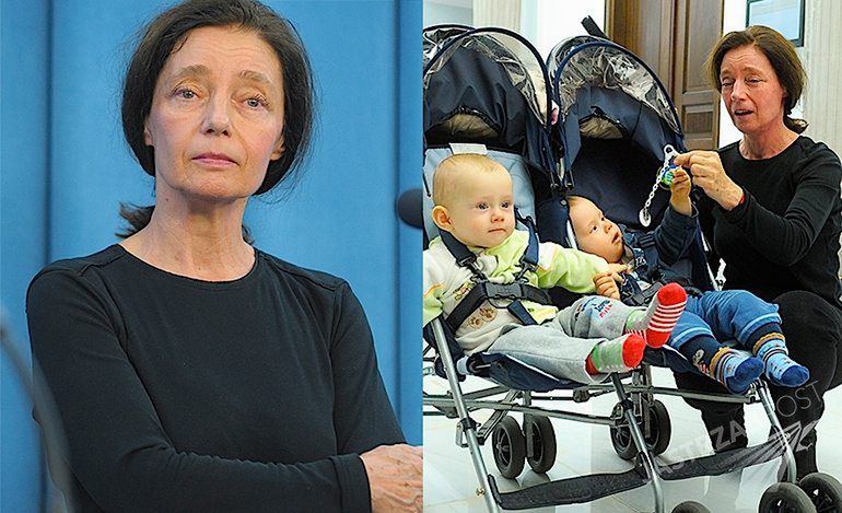 Barbara Sienkiewicz zabrała bliźnięta do Sejmu! Najstarsza matka w Polsce apelowała o pomoc [GALERIA]