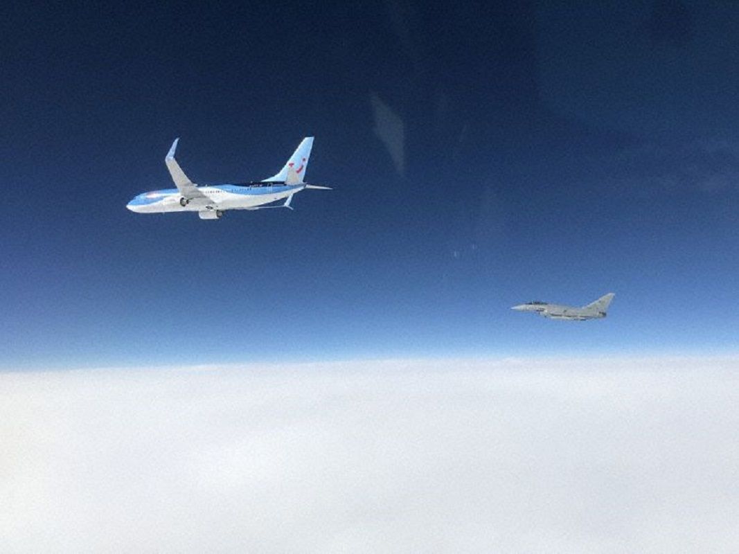 Myśliwce NATO przechwyciły samolot niemieckich linii TUI Fly