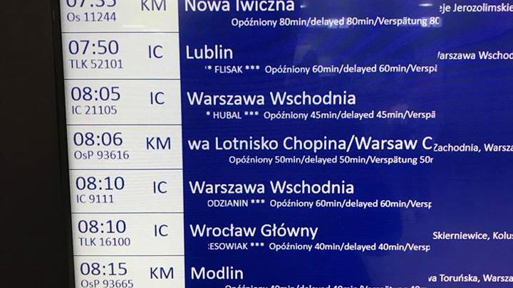 Ogromne opóźnienia  