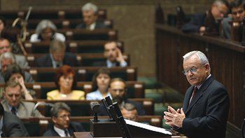 Premier Leszek Miller w Sejmie