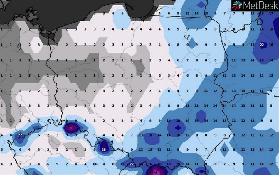 Jest szansa na święta Bożego Narodzenia ze śniegiem.