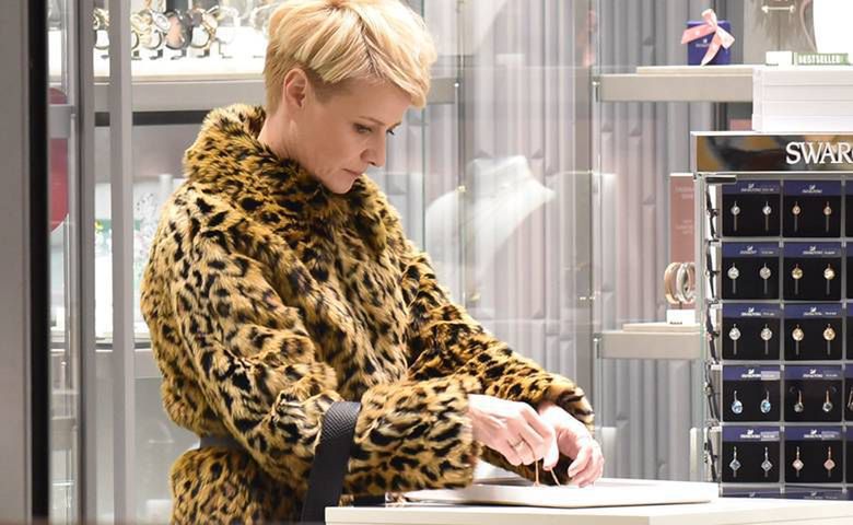 Małgorzata Kożuchowska w sklepie marki Swarovski