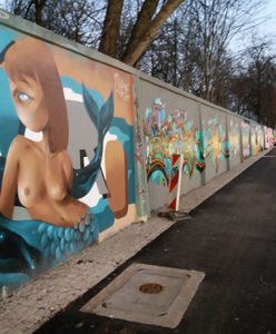 Syrenka z wydatnym biustem. Nowe dzieło grafficiarzy na Służewcu