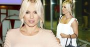 Dwie stylizacje Dody w studiu Polsat News - seksowna mini kontra falbaniasty top. Która lepsza? [GALERIA]