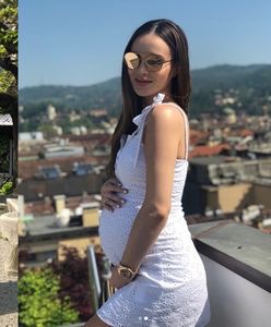 Marina Łuczenko już nie ukrywa brzuszka. Przyszła mama z dumą chwali się krągłościami