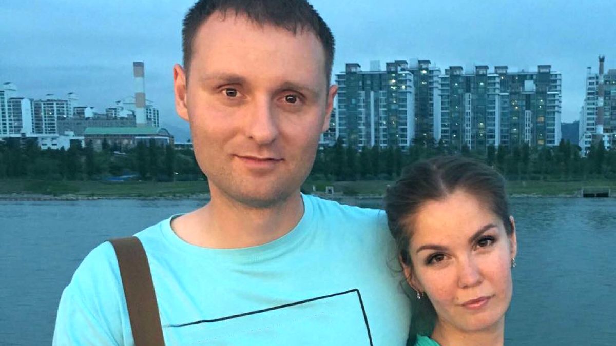 Wadim Kucenko z żoną