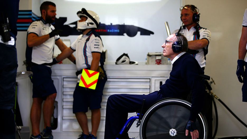 Frank Williams miał wypadek w 1986 r.