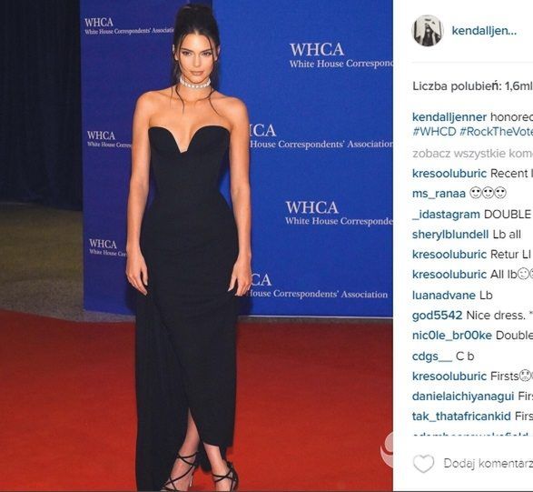 Kendall Jenner w Białym Domu