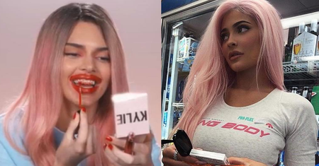 Kendall Jenner naśmiewa się z Kylie. Sparodiowała młodszą siostrę i jej "charakterystyczny" look (WIDEO)