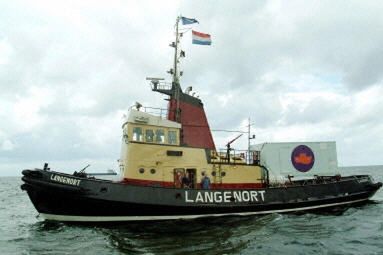 "Langenort" odpłynął do Holandii