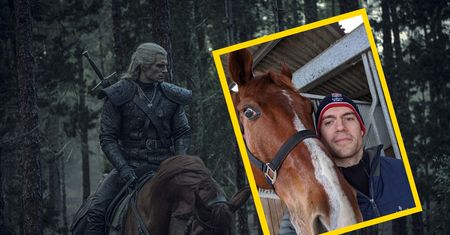 "Wiedźmin": Henry Cavill na planie z Płotką. Padło pytanie o Oscary