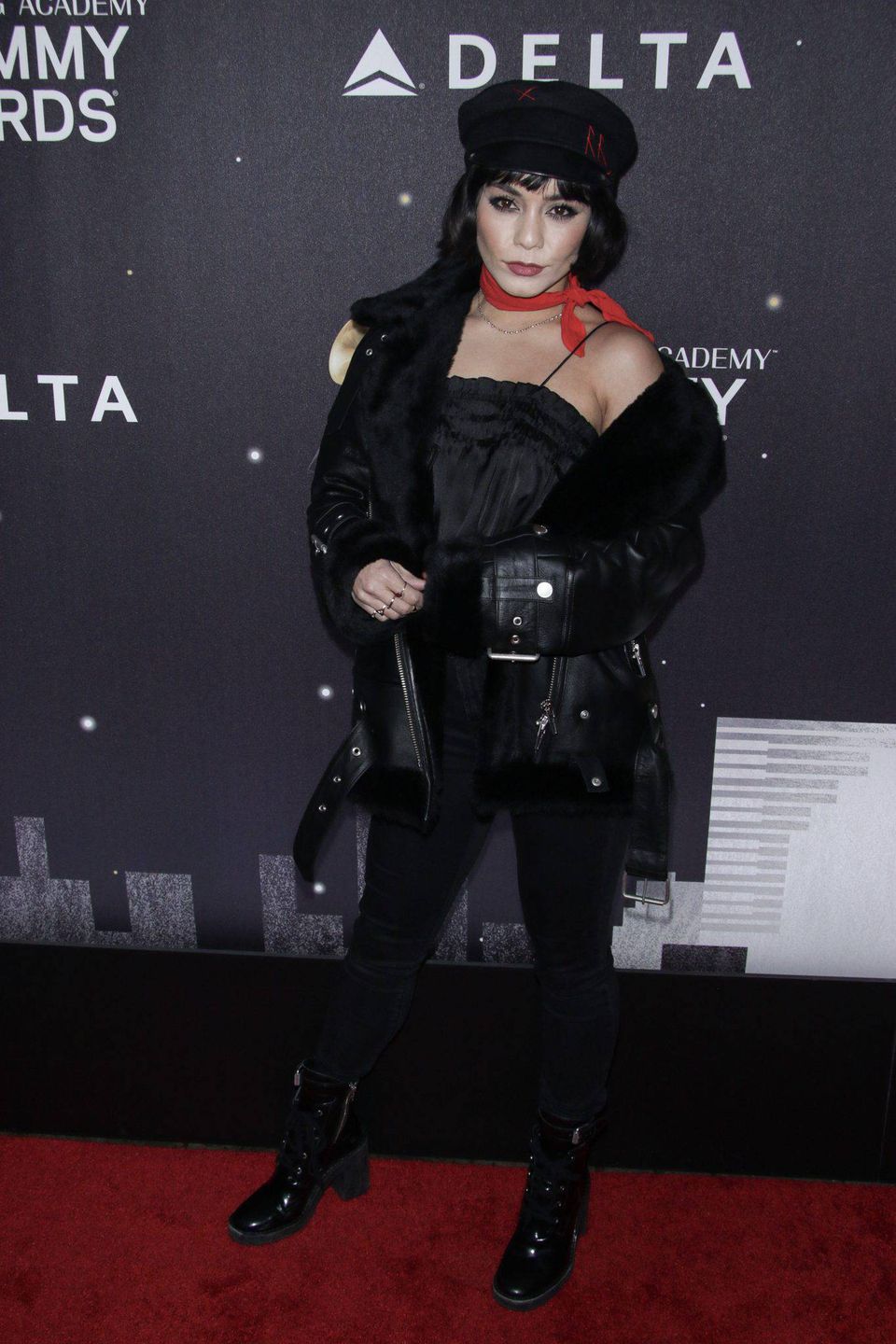 Vanessa Hudgens - Gramy 2018, pre-party Delta Air Lines