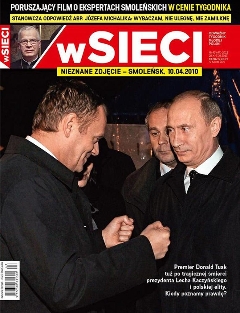 Okładka "w Sieci" z listopada 2013 roku 