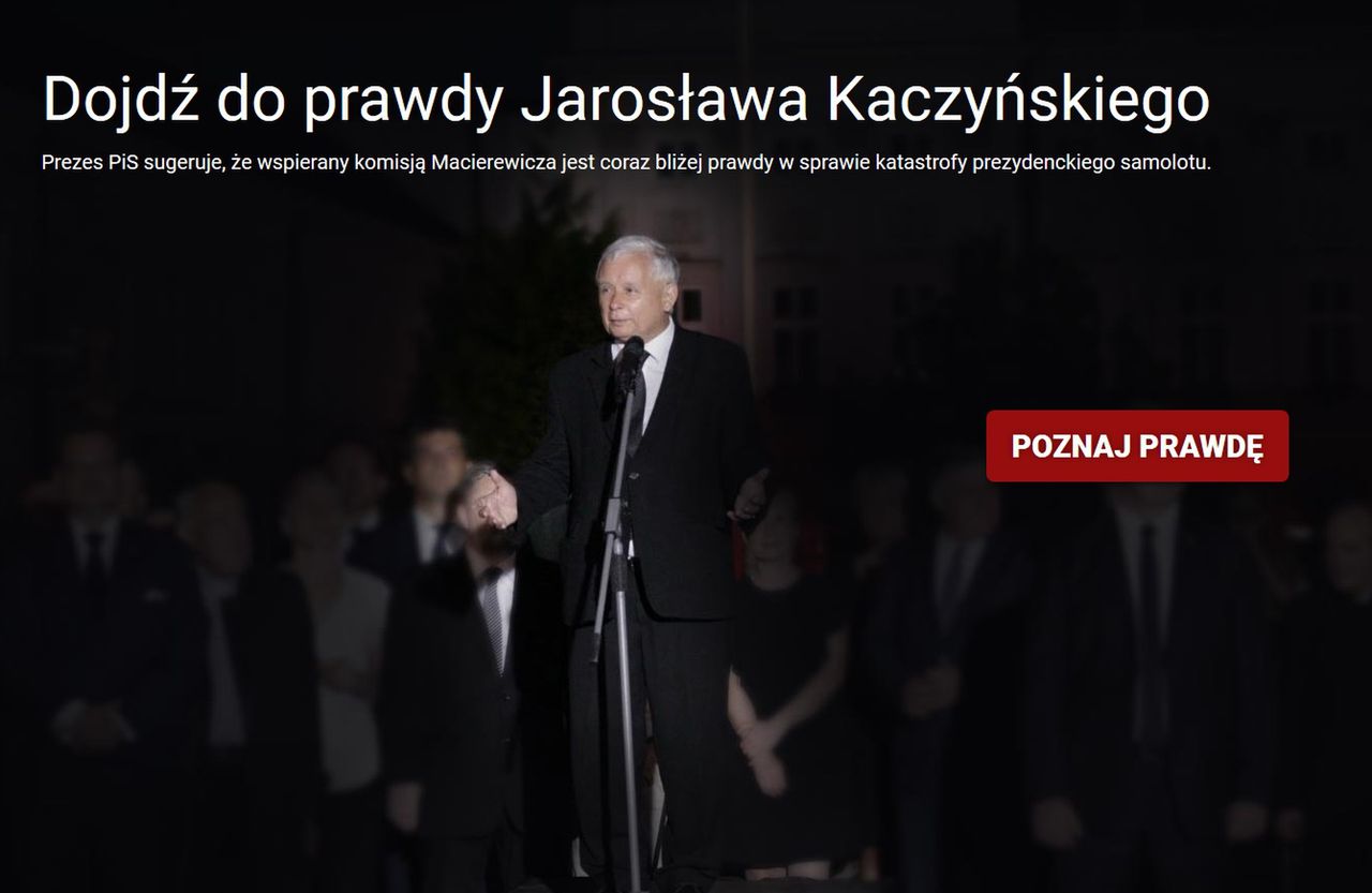 Najpierw wieńce, potem szydera. PO publikuje prześmiewczą grę