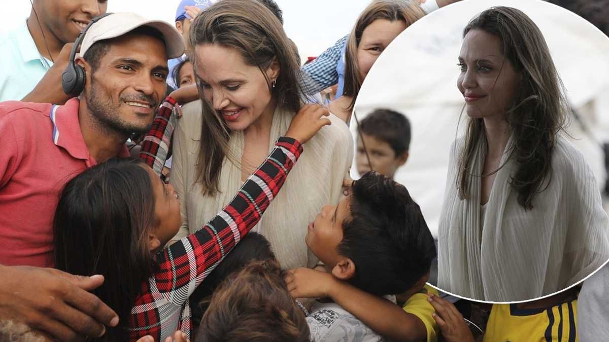 Angelina Jolie w Kolumbii