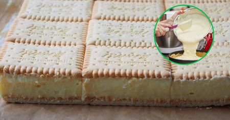 Napoleonka bez pieczenia smakuje obłędnie i jest banalnie prosta. Wystarczy, że przygotujesz herbatniki i budyń