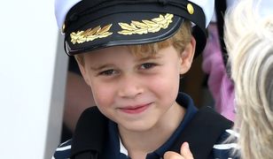 Książę George: szczerbaty sześciolatek kibicował rodzicom