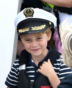 Książę George: szczerbaty sześciolatek kibicował rodzicom