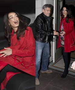 Amal Clooney za wysoko podniosła nogi